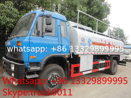 China best price 4x2 dongfeng new 9000-14000liters oil tanker truck for sale, factory sale cheapest fuel tank truck