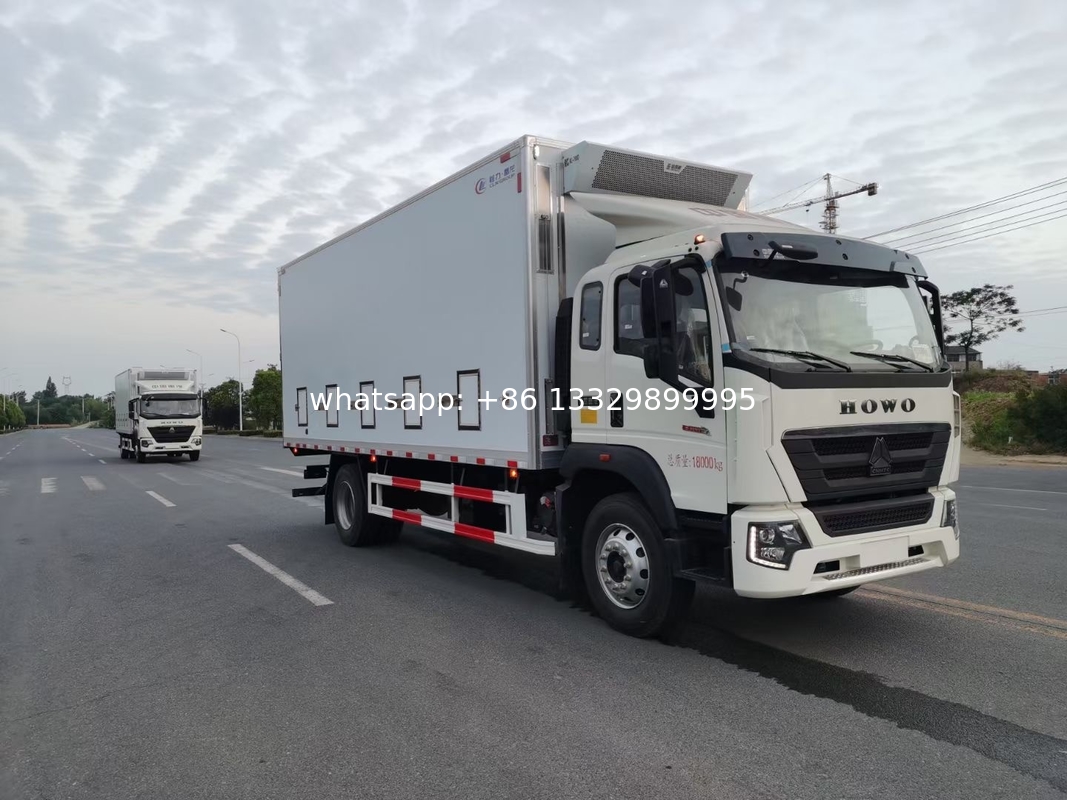best selling 40000 capacity poultry day old chicks van truck HOWO 6 tires LHD babychicks van vehicle for hatcheries