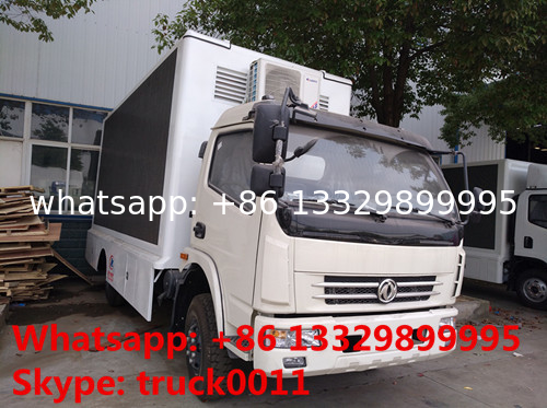 HOT SALE! dongfeng 120hp diesel P6/P8 LED digital billboard truck, DONGFENG 4*2 RHD outdoor LED screen advertising truck