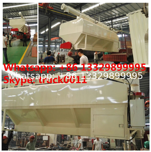 8m3 electronic discharging animal feed tank export to Saudi Arabia,wholesale bottom price poultry feed  tank container