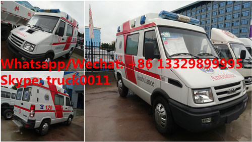 Wholesale High quality and low price  4*2 LHD diesel mobile transiting ambulance, ambulance vehicle for sale