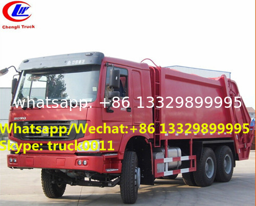 Hot selling SINO TRUK HOWO 6*4 16M3 Compressed rubbish Truc, wholesale good price 16m3 garbage compctor truck