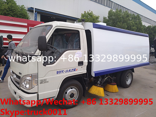 HOT SALE! customized good price Forland 4*2 RHD 108hp smaller diesel road sweeper truck, street sweeping vehicle