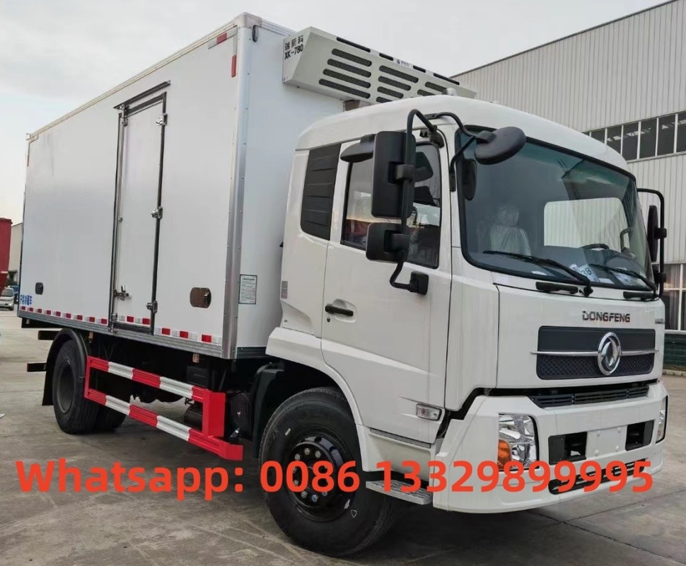 factory selling dongfeng tianjin 4x2 190hpmeat hook refrigerator truck for sale, 15tons cold room truck for TOGO
