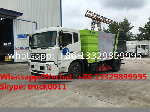 best beller-factory sale dongfeng tianjin 10CBM road sweeping vehicle for sale, customized street sweeper cleaning truck