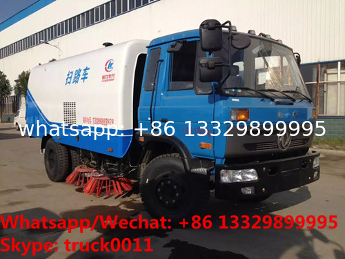 Factory sale best price RHD 170hp diesel road brushing sweeping vehicle for sale, Cheapest price street sweeper truck