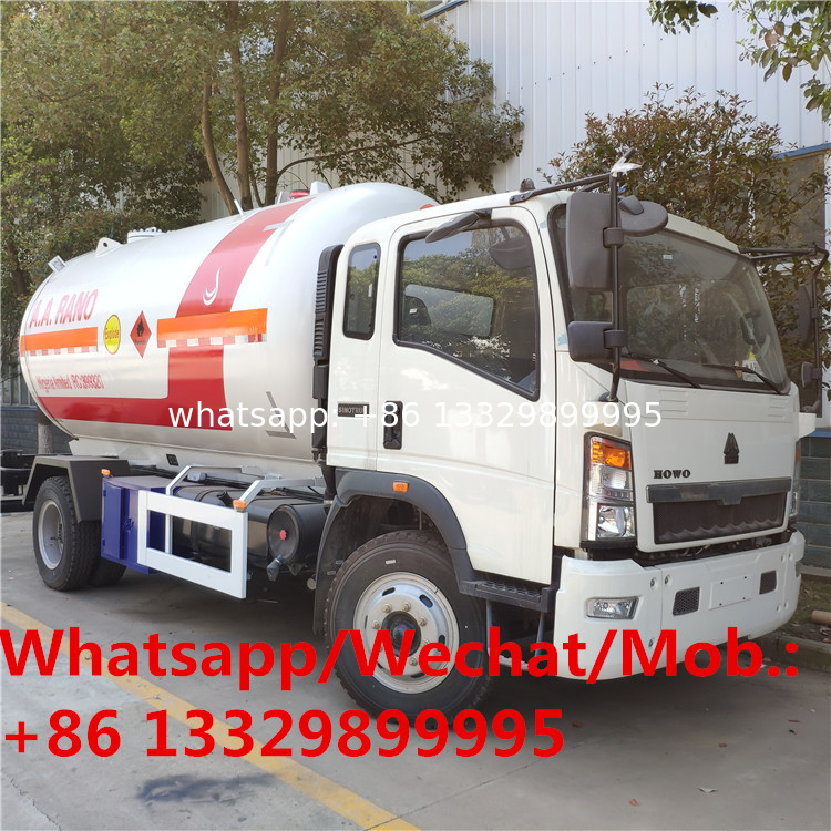 HOT SALE! customized best price SINO TRUK HOWO 4*2 LHD 15,000Liters lpg gas dispensing truck, lpg gas transported truck