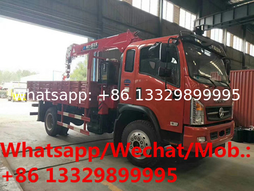 customized cheapest price dayun new 5tons telescopic crane boom mounted on truck for sale, HOT SALE! truck with crane