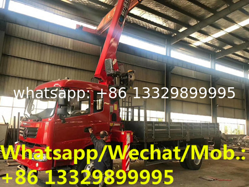 HOT SALE!  NEW dongfeng yuhu 180hp diesel 8tons telescopic crane boom mounted on truck, 8tons cargo truck with crane