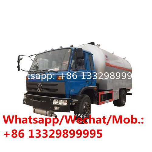 15m3 propane tanker liquified petroleum bobtail gas dongfeng lpg truck bobtail to fill cars, lpg ags refilling truck