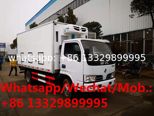 factory sale best price LHD diesel day old chick transported truck, baby chick/duck van box truck for Nigeria