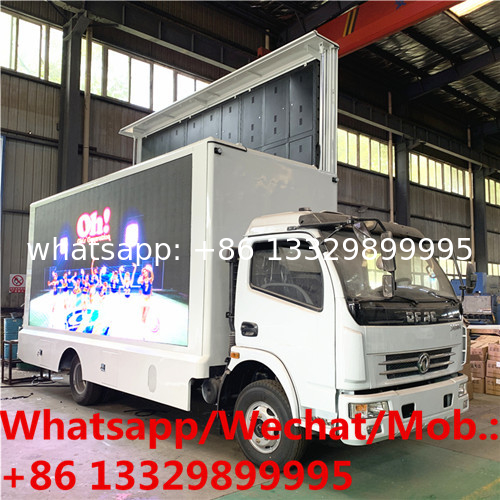 HOT SALE! cheaper price Dongfeng DLK outdoor small led display truck, P4/P5/P6 mobile LED advertising truck for sale