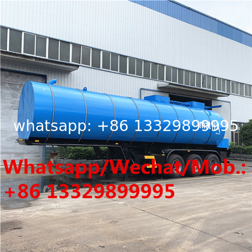 new cheaper price asphalt tanker transported semitrailer for sale, Wholesale good price bitumen tanker semitrailer