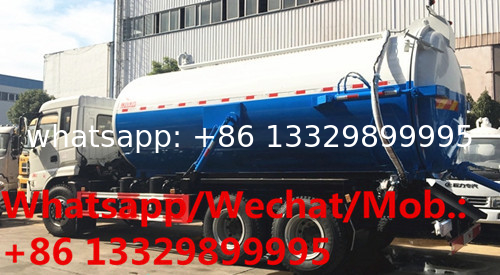 Hot Selling Dongfeng 6x4 18CBM Vacuum Sewage Suction Truck, High quality and best price vacuum tanker truck for sale
