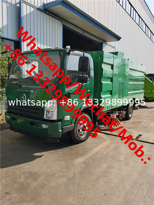 high quality and competitive price SHACMAN diesel road sweeping and washing vehicle for sale, street sweeping vehicle