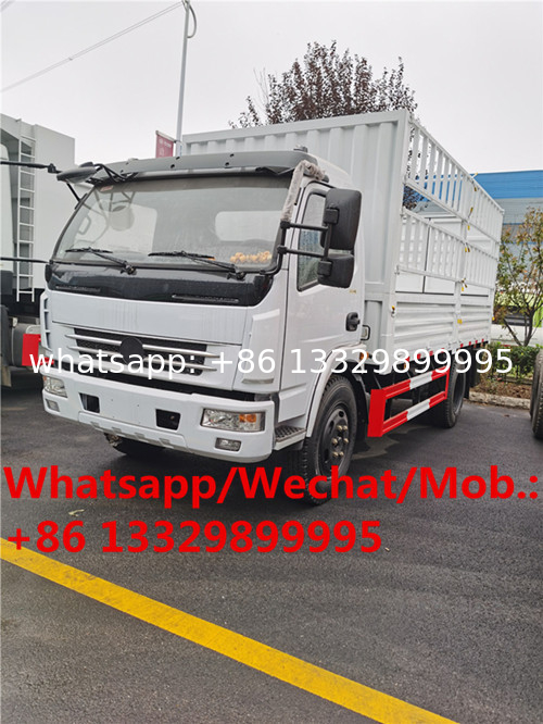 high quality and best price dongfeng diesel 7tons light duty stake fence lorry truck for sale,  cargo lorry truck