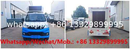 FOTON double cabs gasoline engine mobile LED advertising truck for sale, Best price FOTON outdoor LED screen vehicle