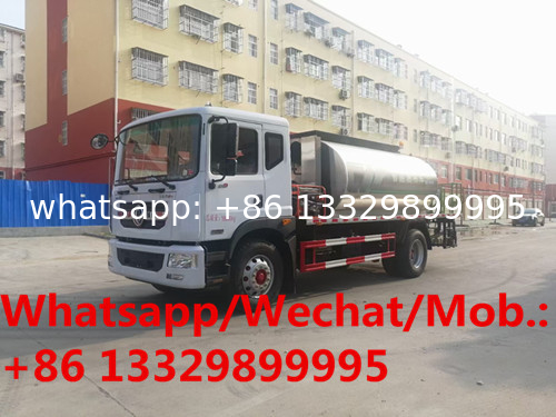 Hot sale! Dongfeng D9 180hp diesel Euro 4 10cbm asphalt spreading tanker truck, 8tons bitumen distributing vehicle