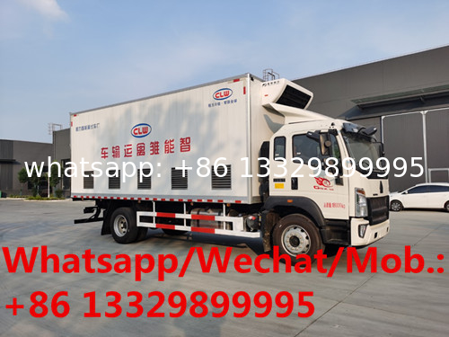 HOT SALE! SINO TRUK HOWO 4*2 LHD 5.6m length 220hp day old chick transported vehicle, poultry baby chick van truck