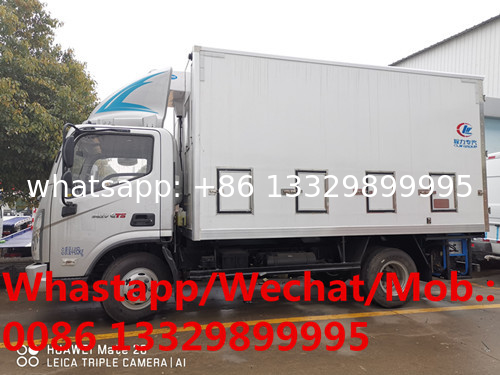 NEW best price FOTON AUMARK 4*2 RHD 5.1m length 35,000 day old birds transported truck for sale, baby chick van vehicle
