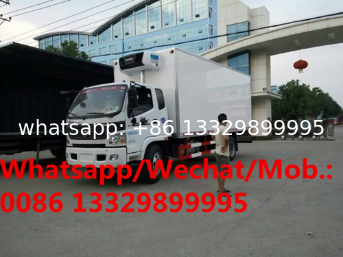 Customized FOTON AUMARK 4*2 LHD 108hp diesel refrigerated truck for sale, 4T FOTON AUMARK cold room vna truck for sale