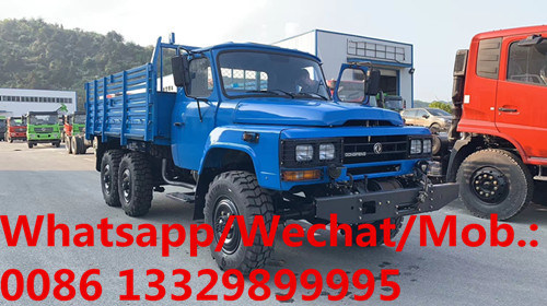 Dongfeng 6*6 long head off road  cargo truck, dongfeng cross-road carrier, off road transported vehicle