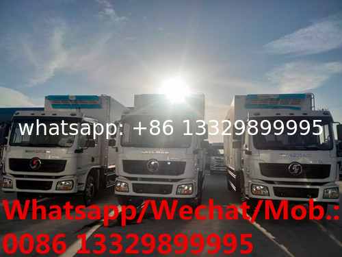 HOT SALE! SHACMAN brand 210hp diesel 5.8m length refrigerated truck, Good price 36.6cbm cold van truck for sale