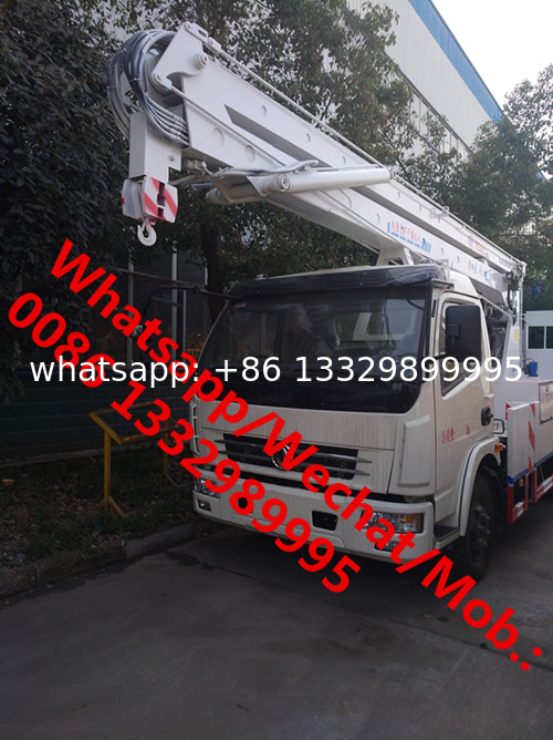 HOT SALE! new Dongfeng 18.5m folded truck mounted aerial working platform, High quality aerial working platform truck