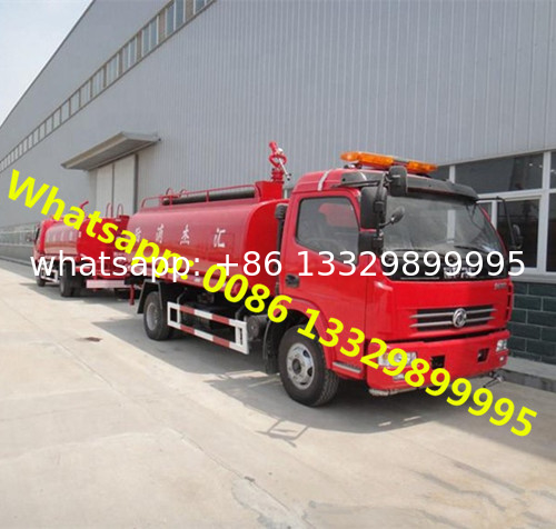 Dongfeng RHD 120hp 5m3 fire sprinkler truck for sale, HOT SALE! Good price Dongfeng water tanker firefighting vehicle