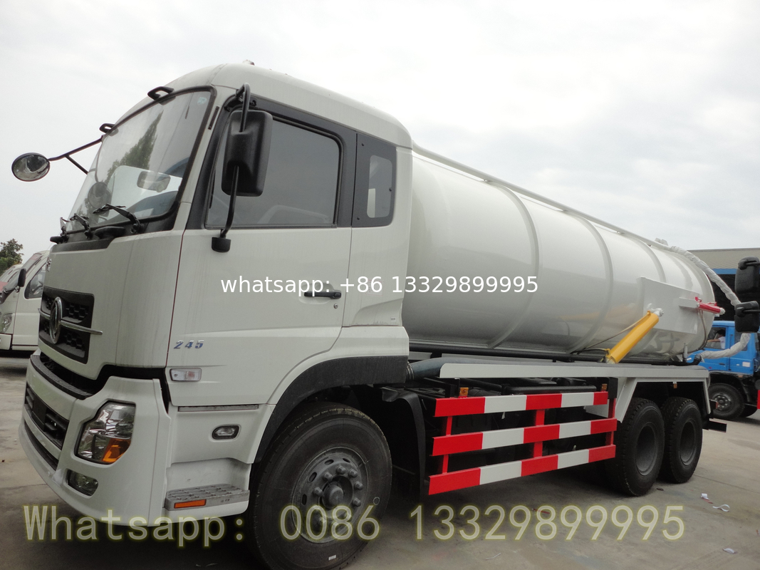 factory sale cheapest price Dongfeng 260hp diesel 14cbm vacuum tanker truck for sale, sludge tanker vehicle for sale