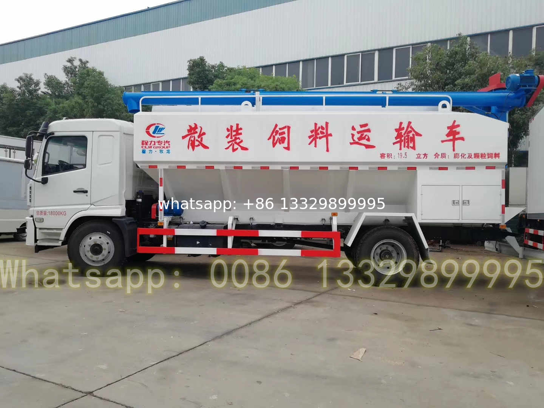 SHACMAN 10T-12T pig feed pellet transported truck for sale, Good price 22CBM poultry feed container vehicle for pig farm