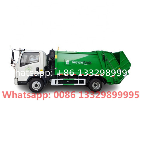 Customized HOWO 5cbm 4tons garbage compactor truck for sale, HOT SALE!  Best price rearloaders compress garbage truck