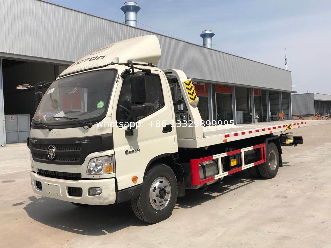 HOT SALE!  FOTON AUMARK 4*2 LHD 4T rollback tow truck, Good price flatbed wrecker towing vehicle for sale