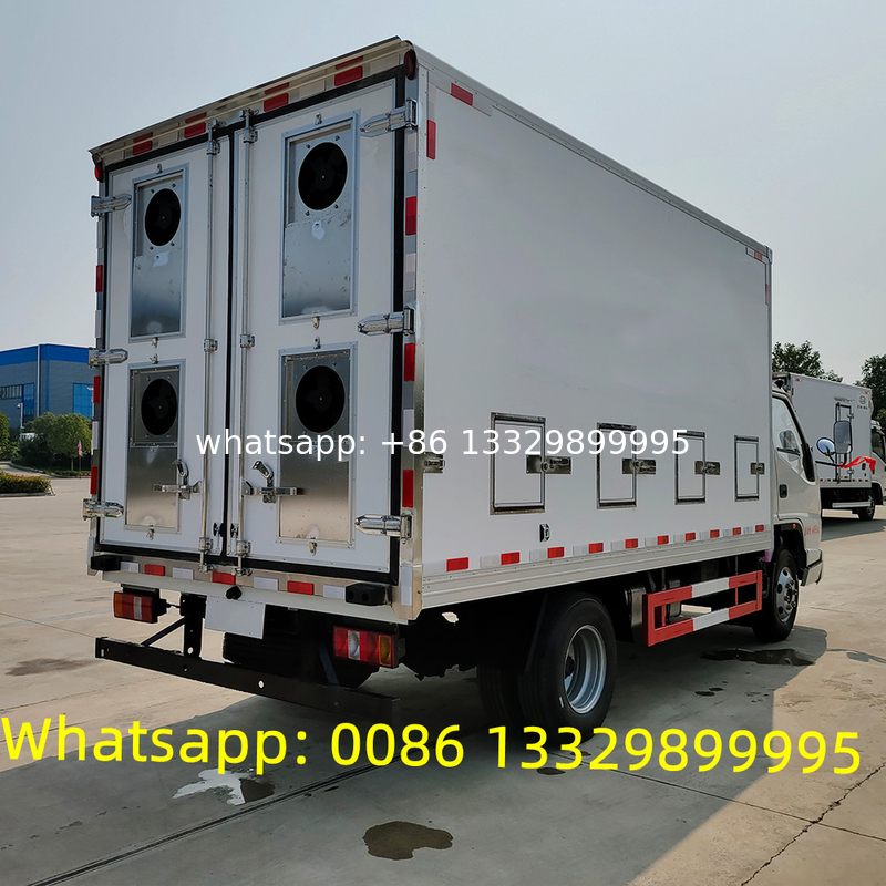 lower price smaller diesel engine babychick van box vehicle for sale, Customized poultry day old ducks seedling truck