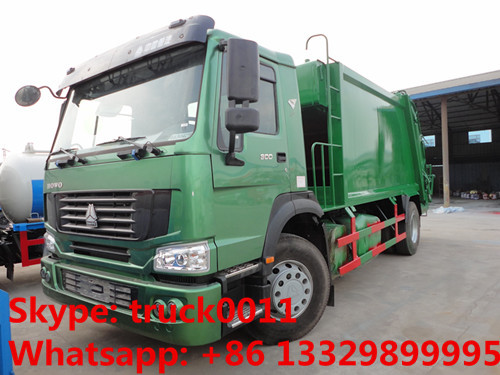 SINO TRUK HOWO LHD/RHD garbage compactor truck for sales, Best price12cbm compacted garbage truck for sale