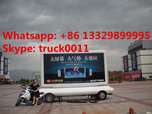 outdoor mobile LED displays screen advertising billboard trailer for sale, led trailer