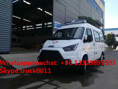 HOT SALE! new lowest price JMC 4*2 LHD diesel smaller transporting ambulance for sale, smallest diesel ambulance
