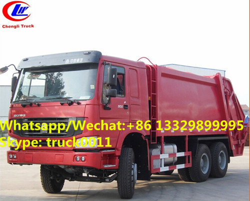Hot selling SINO TRUK HOWO 6*4 16M3 Compressed rubbish Truc, wholesale good price 16m3 garbage compctor truck