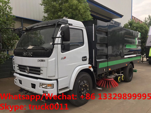 HOT SALE! new best price Dongfeng 120hp diesel road washing sweeper truck, China supplier of street sweeper for sale