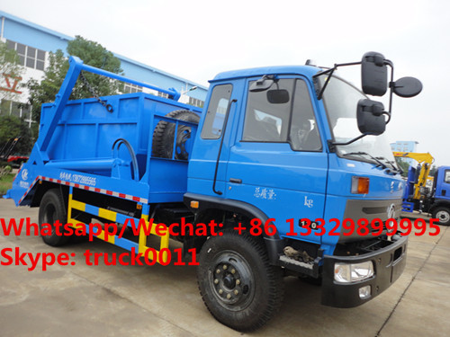 dongfeng new 190hp diesel swing arm skid garbage truck for sale, HOT SALE! customized swing arm wastes collecting truck