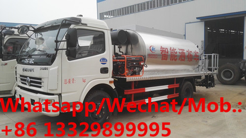 HOT SALE! high quality dongfeng 6cbm Intelligent type asphalt spreading tanker vehicle, 5T bitumen distributing truck