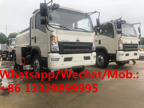 exported model-howo 5cbm water sprinkling truck for sale, Wholesale price 5,000Liters water tanker vehicle for sale
