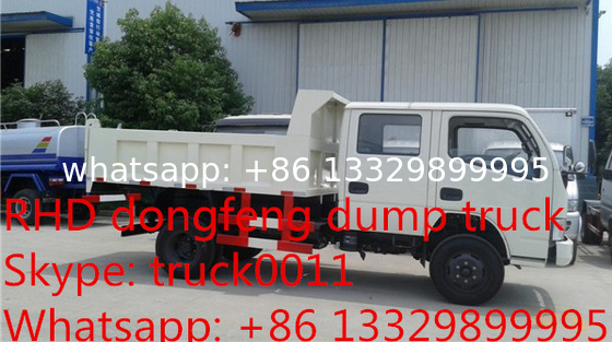 best price Japan ISUZU brand twin cabs 3tons-5tons dump truck for sale, ISUZU brand LHD mini dump tipper truck pickup