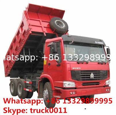 SINO TRUK HOWO brand LHD 6*4 30tons dump tipper truck fpr sale, hot sale best price HOWO brand 25tons-3tons tipper truck