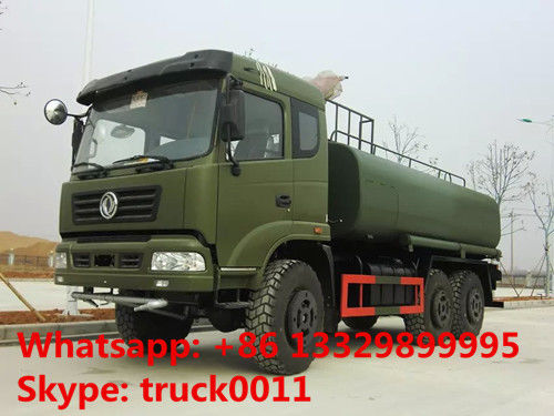dongfeng 6*6 all wheels drive off road 190hp 8cbm-10cbm water tank truck for sale, best price cistern truck for sale