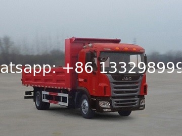 high quality hot sale 6 wheeler 10ton JAC brand 4*2 dumper truck, JAC brand LHD 10tons-15tons stone and coal dump tipper