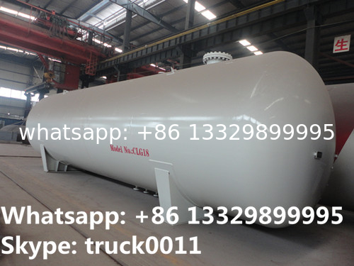 CLW brand 35 metric tons bullet type stationary  surface lpg gas storage tank, best price CLW brand 35tons lpg gas tank