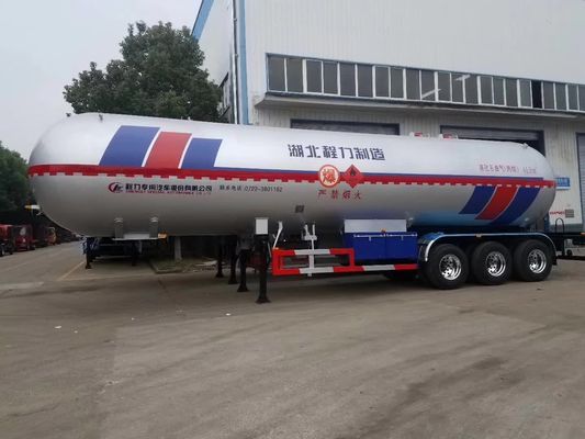 Factory Direct Sale Price LPG Gas Transported Tanker with Outriggers  20T lpg gas refilling trailer for sale