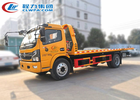 Skid-Proof Rollback Tow Truck with Hoist Operation On Both Sides of Truck and Remote Control Available